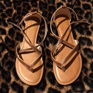 Merona brown sandals.
